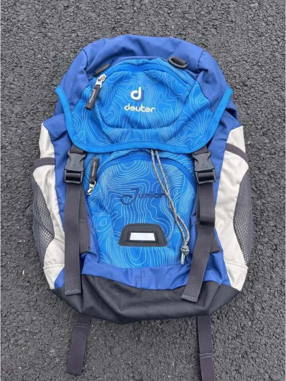 Deuter Junior Backpack – Blue/Gray – Finn Foundation Edition